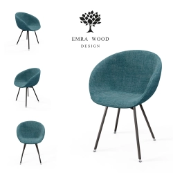 Krzesło KR-501 Ruby Kolory Tkanina Tessero 13 Design Italia 2025-2030